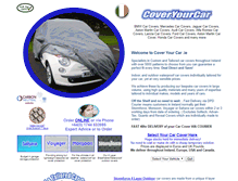 Tablet Screenshot of coveryourcar.ie